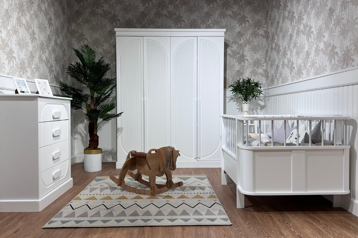 Joly Beyaz Chanel Çocuk Odası Takımı